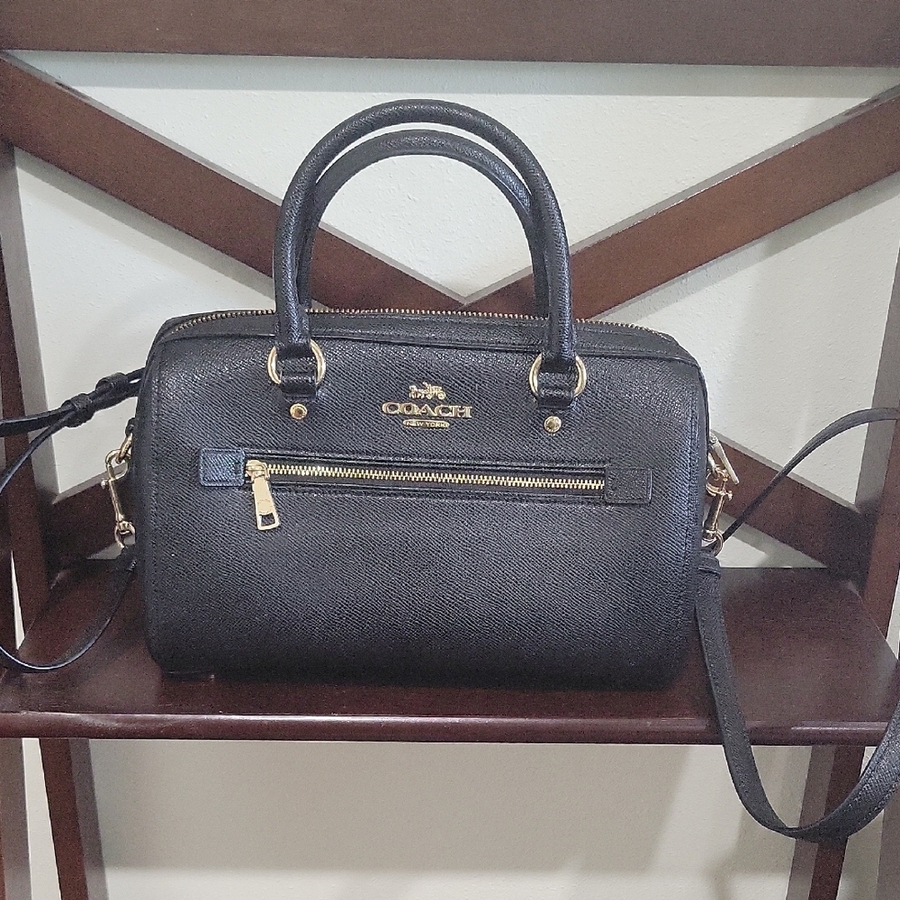 Coach Black Leather Handbag